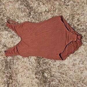 Buckle strappy bodysuit